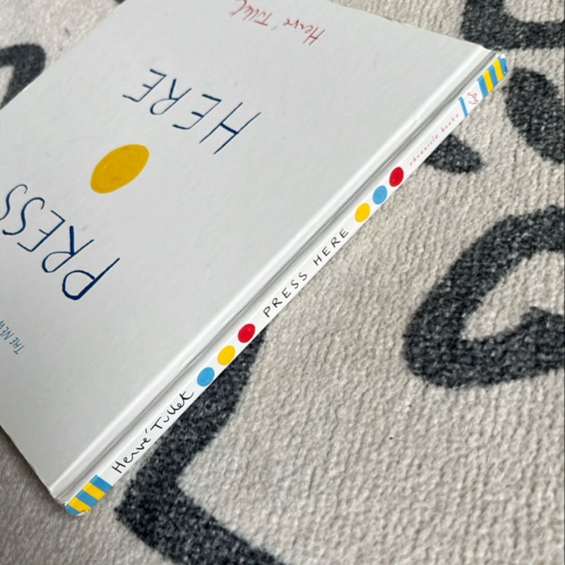 Press Here (Interactive Book for Toddlers and Kids, Interactive Baby Book)