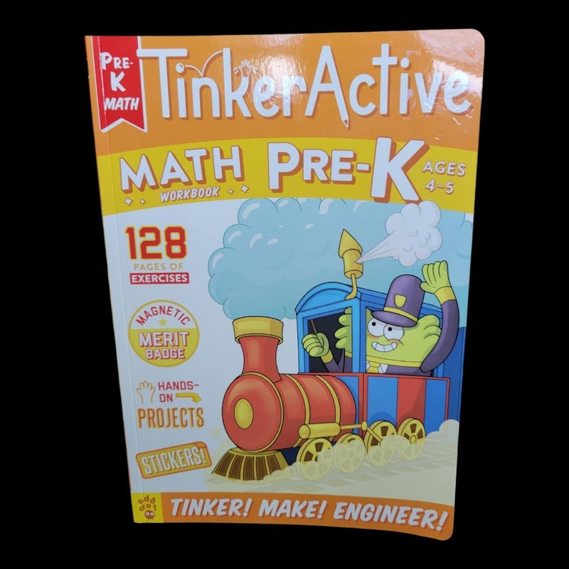 TinkerActive Workbooks: Pre-K Math