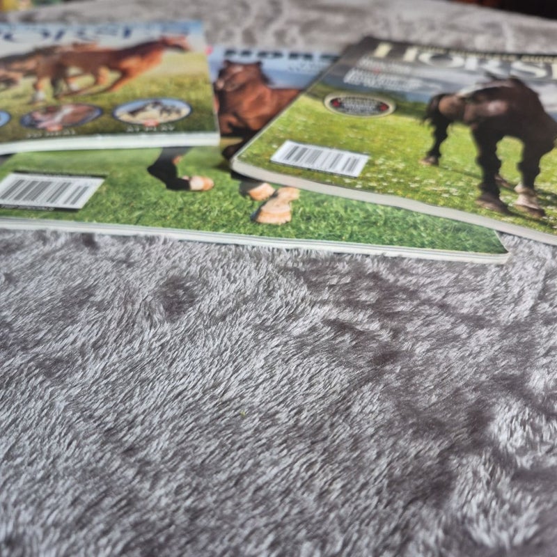 3 Magazines about Horses