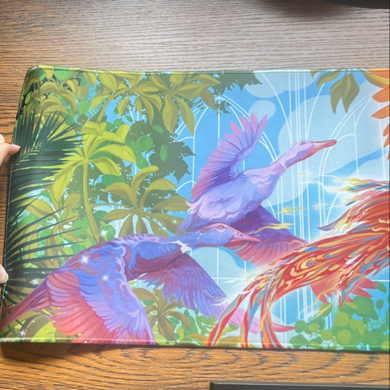 The Phoenix Keeper Desk Mat Illumicrate 