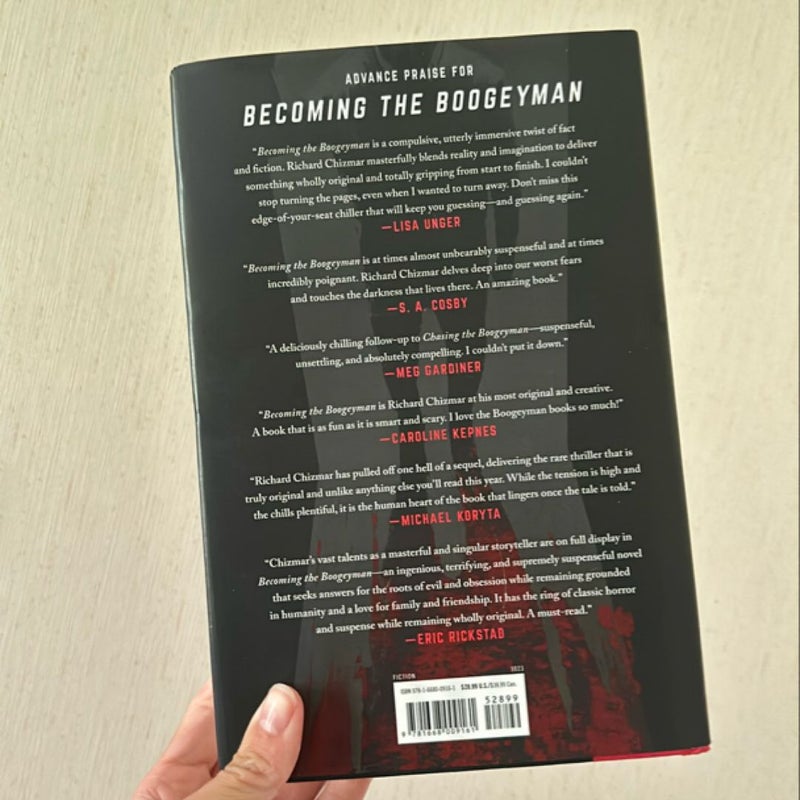 Becoming the Boogeyman SIGNED first edition