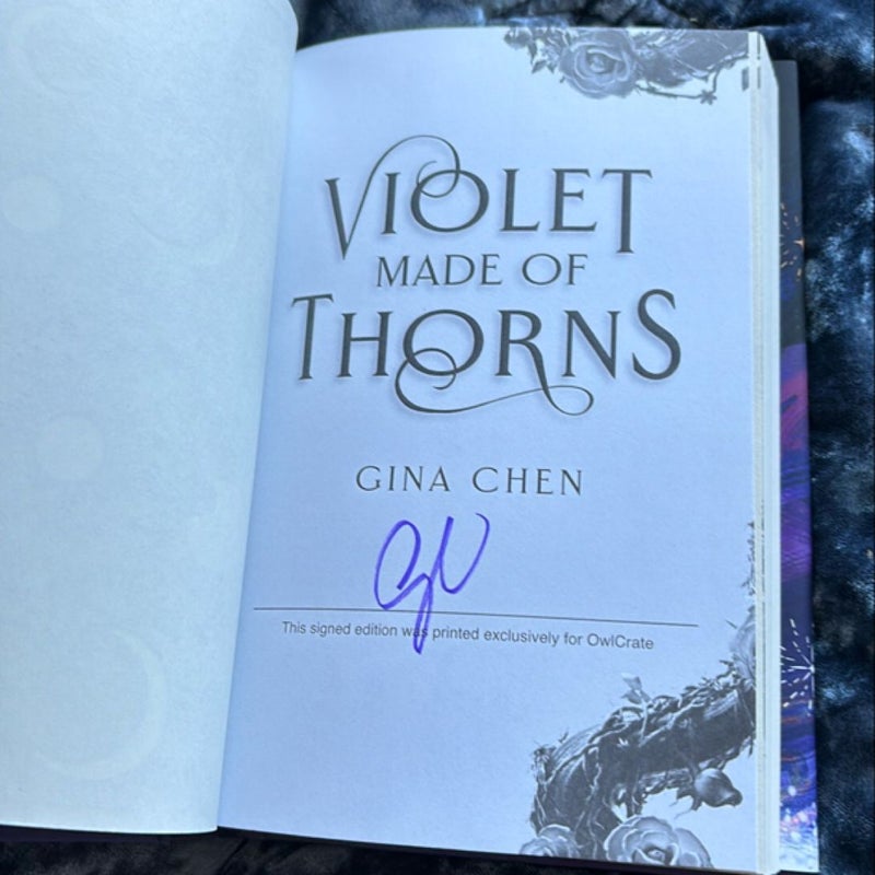 Owlcrate Exclusive Violet Made of Thorns *signed*