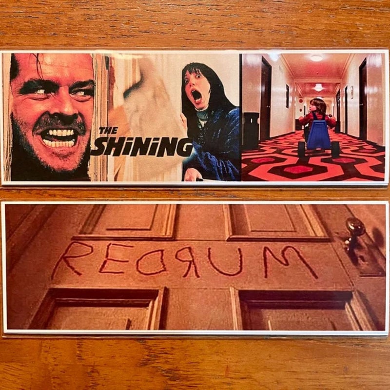 THE SHINING Handmade Bookmarks 80's Horror Film Classic Kubrick