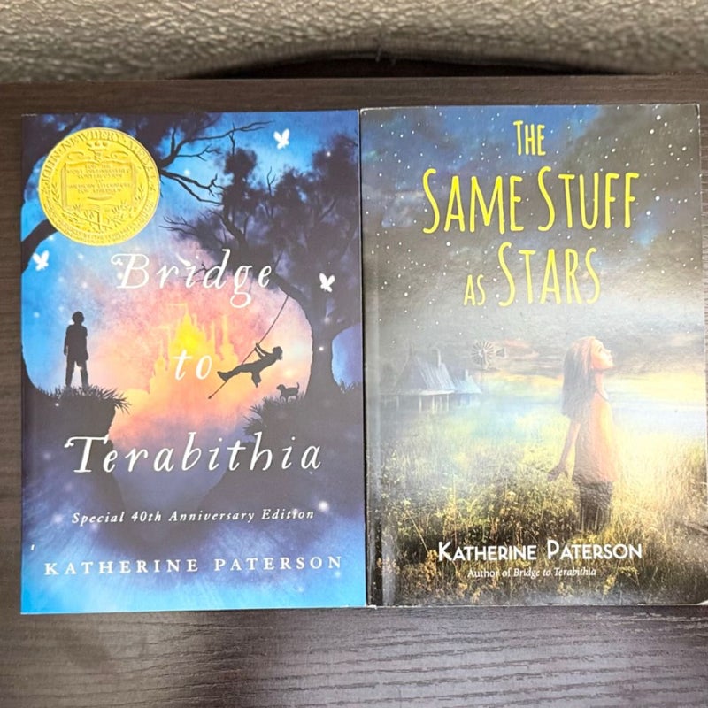 Katherine Paterson Bundle: Bridge to Terabithia & The Same Stuff As Stars