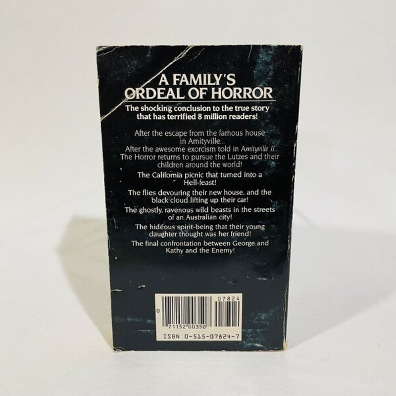 Amityville: The Final Chapter by John G. Jones 1985 Paperback & Bookmark Set