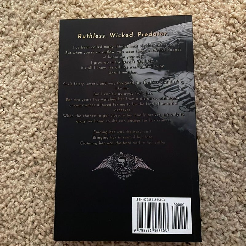 The Devil’s Weakness (original cover signed by the author)