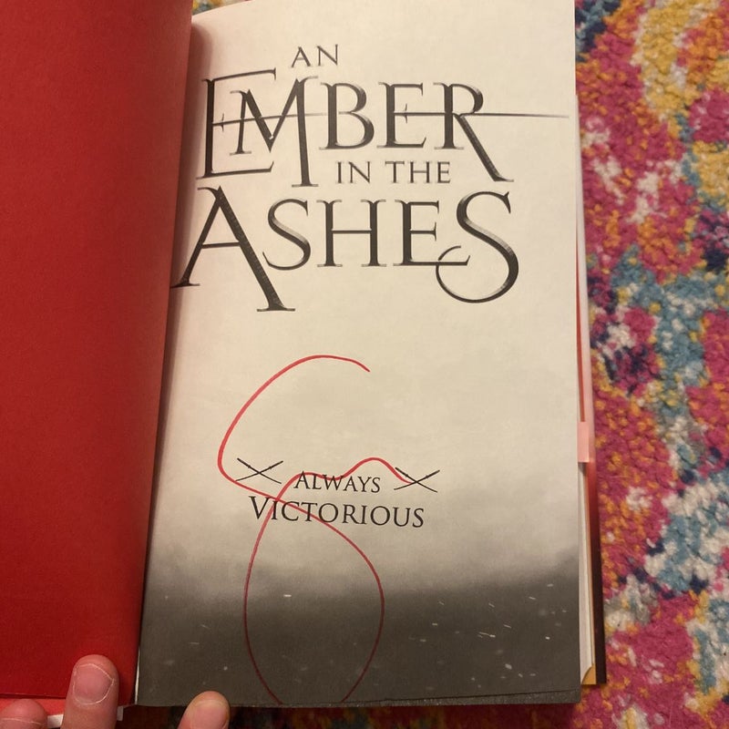 *SIGNED* An Ember in the Ashes