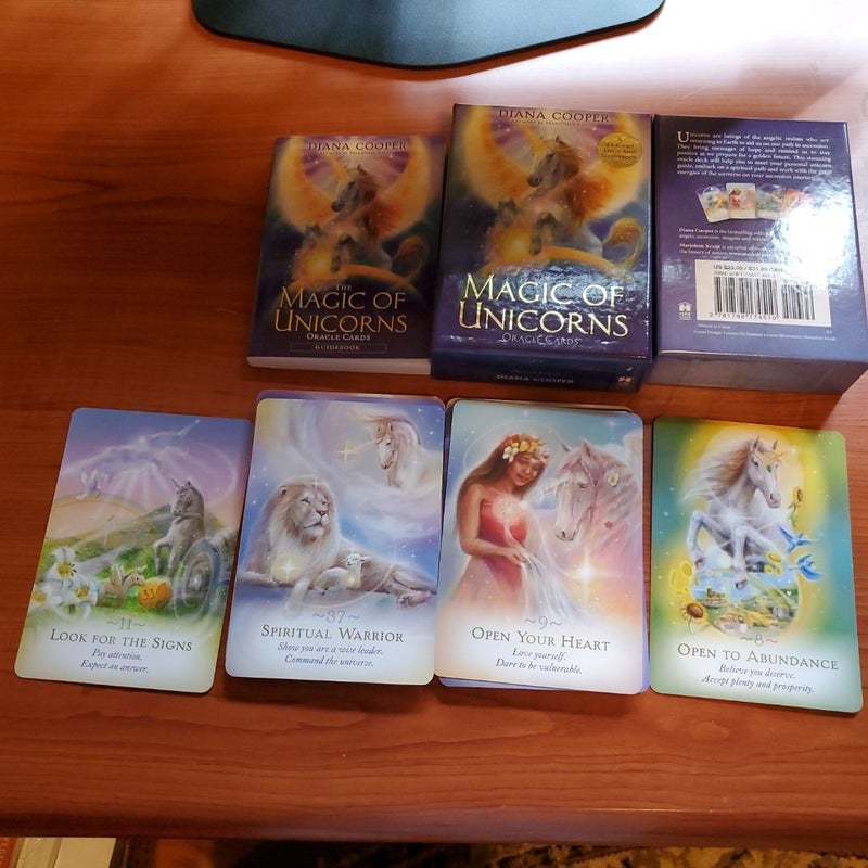 The magic of unicorns oracle deck 