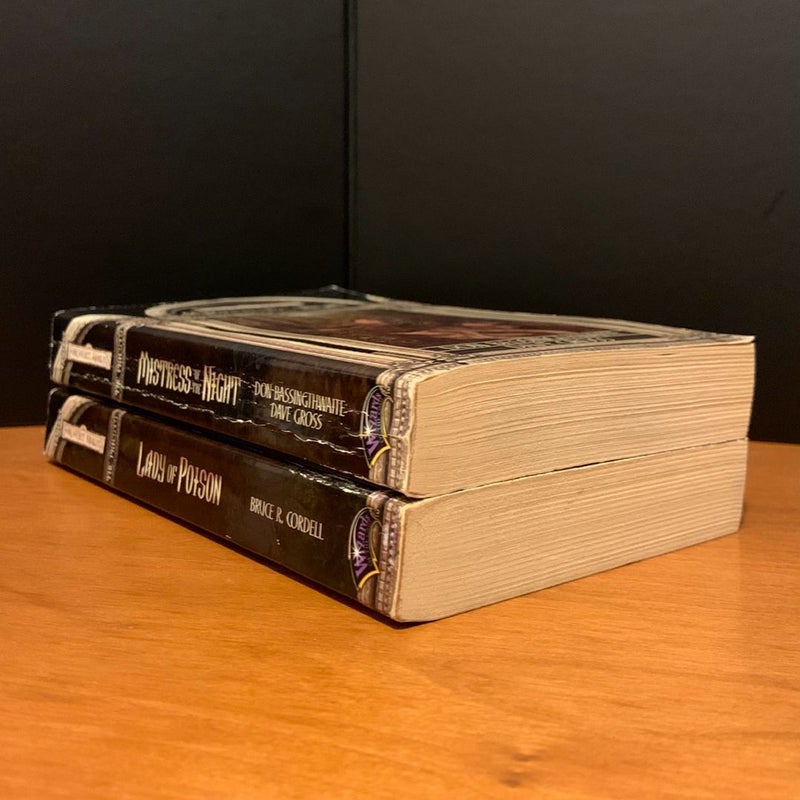 Forgotten Realms: Priests Series: Mistress of the Night, Lady of Poison, All First Edition First Printing