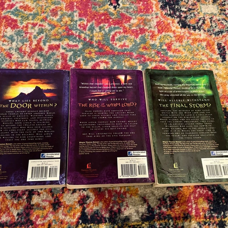  The Door Within Complete Trilogy ~ Wayne Thomas Batson ~ 3 PB Books 1-3