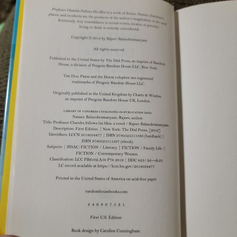 Professor Chandra Follows His Bliss (Library Copy)