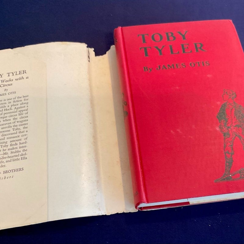 Toby Tyler or Ten Weeks With a Circus HC DJ 1923