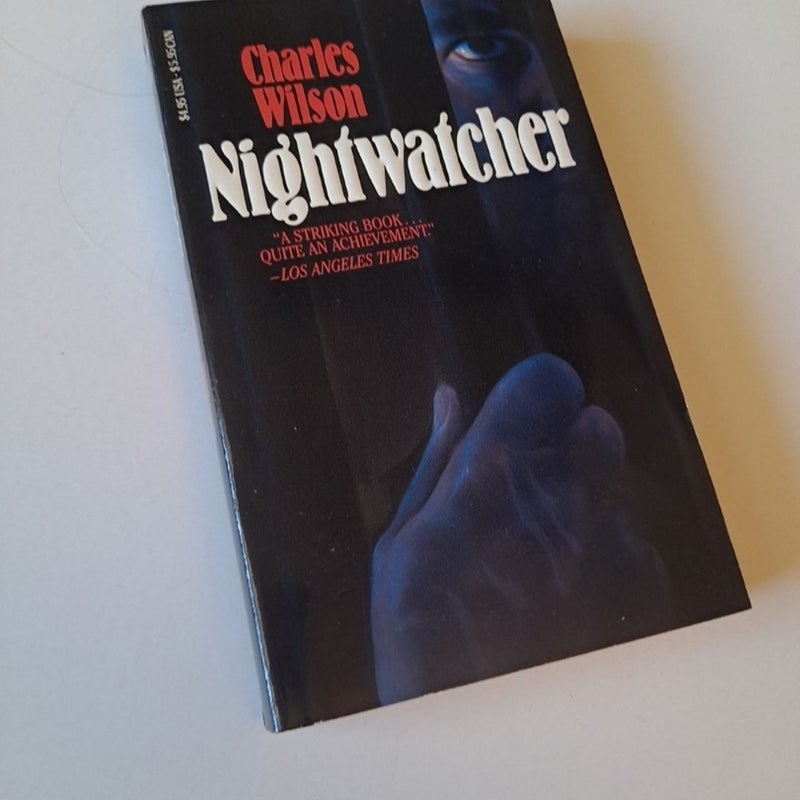 Nightwatcher by Charles Wilson signed by author paperback VG