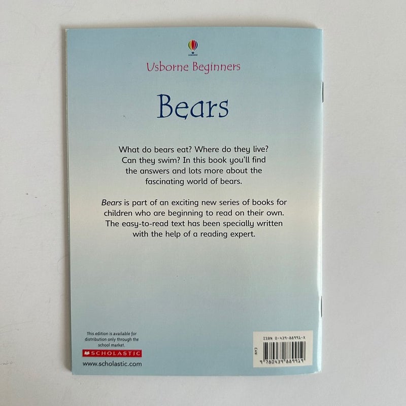 Usborne Beginners: Bears