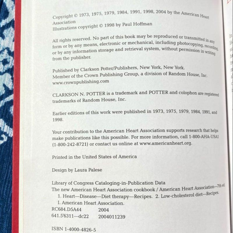 The New American Heart Association Cookbook