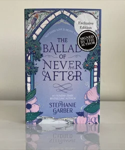 The Ballad of Never After Waterstones SIGNED Exclusive Paperback RARE