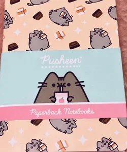 Two Pusheen kawaii notebooks s’mores & strawberry milk journals pack