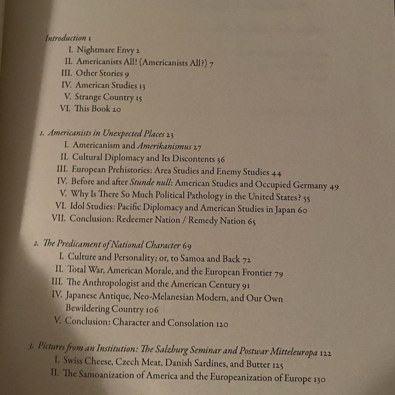 Nightmare envy and other stories: american culture and european reconstruction