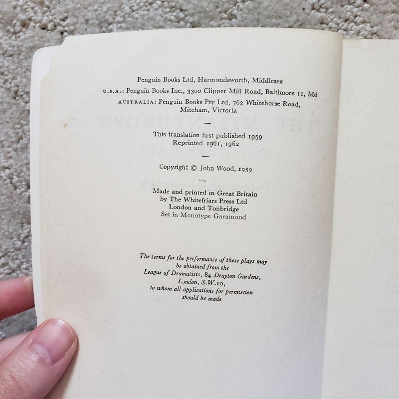 The Misanthrope and Other Plays (Penguin Classics Edition, 1962)