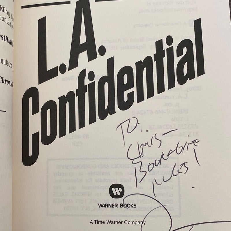 L. A. Confidential—Signed