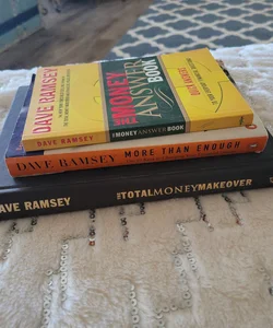 Three Dave Ramsey books - The Money Answer Book, More Than Enough, The Total Money Makeover