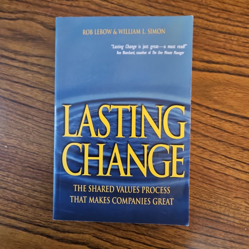 Lasting Change