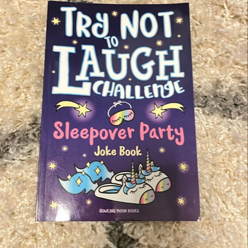 Try Not to Laugh Challenge Sleepover Party Joke Book