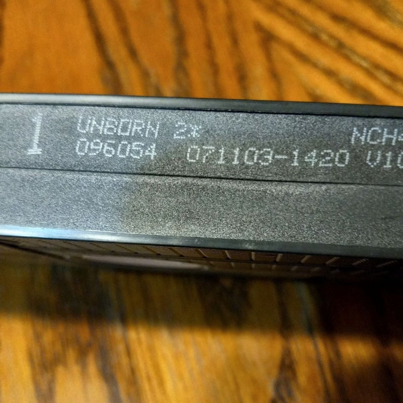 The Unborn 2 VHS