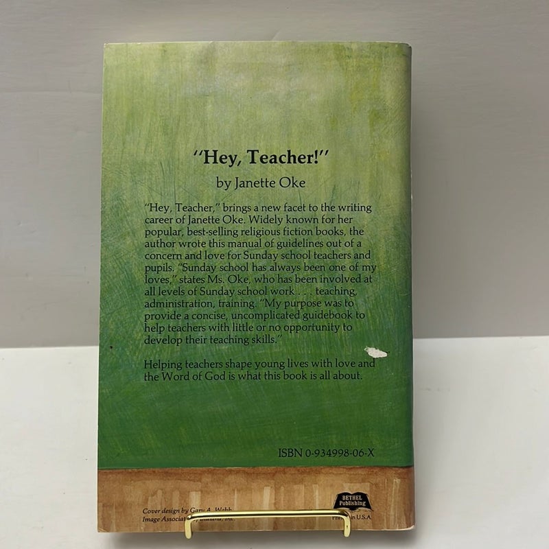 Hey, Teacher! A Handbook for Sunday School Teacher 