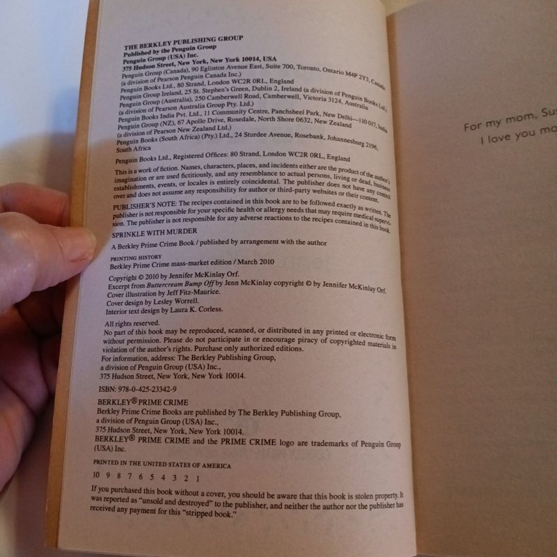 Sprinkle with Murder