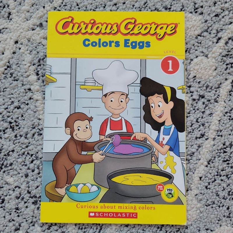 Curious George Colors Eggs