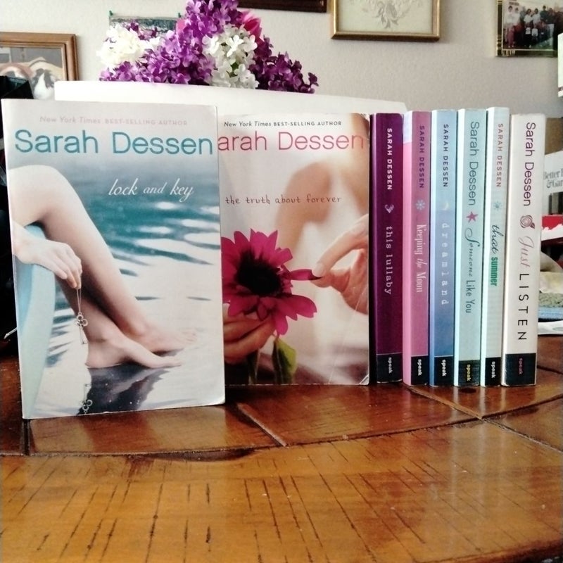 Sarah Dessen 8 book bundle