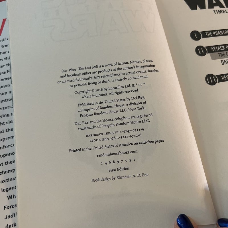 FIRST EDITION The Last Jedi: Expanded Edition (Star Wars)