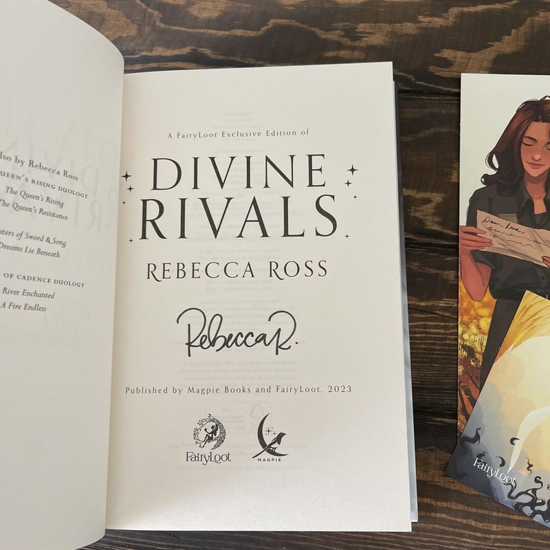 Divine Rivals - Fairyloot exclusive signed edition 