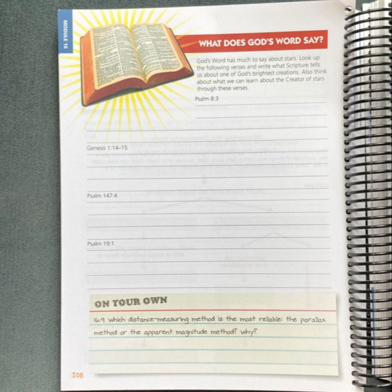 Physical Science Student Notebook