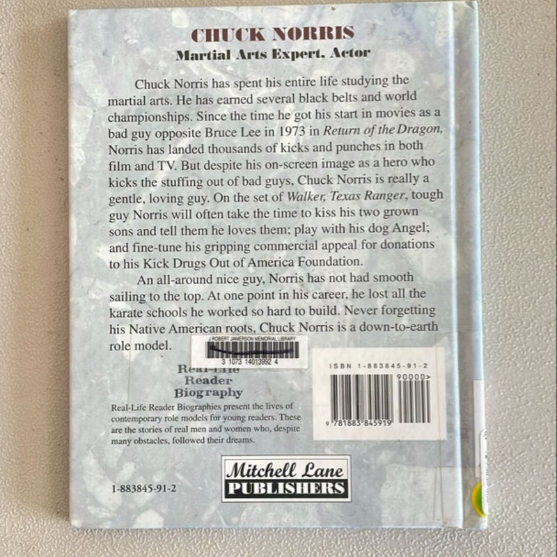 Real life, reader biography of Chuck Norris