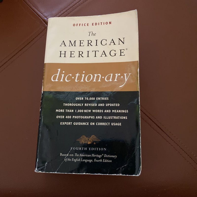 The American Heritage Dictionary