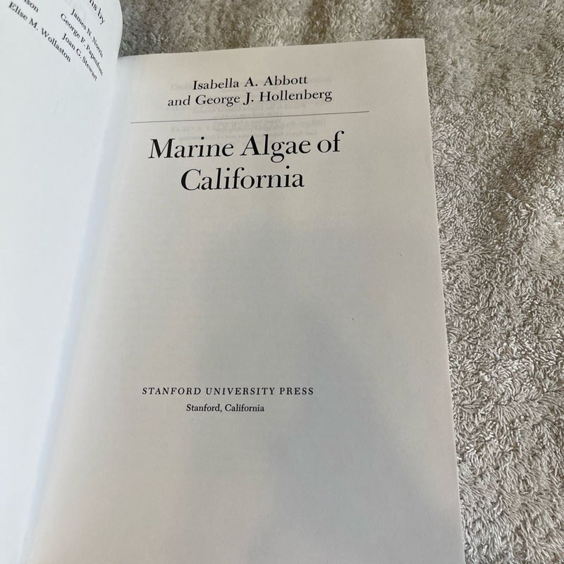 Marine Algae of California