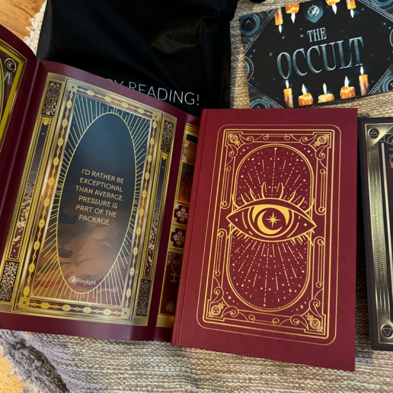 fairyloot evocation and darker by four April box