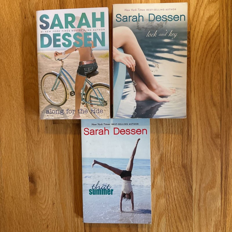 Lot of lot of  3 Sarah Dessen’s paperback books 