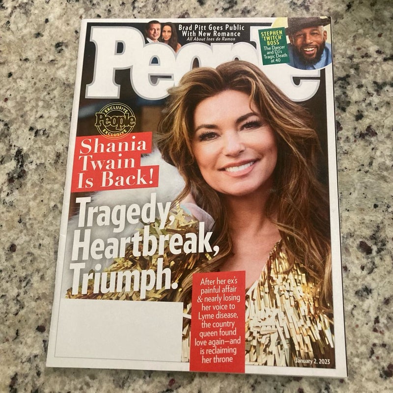 People Magazine January 2, 2023 Shania Twain issue 