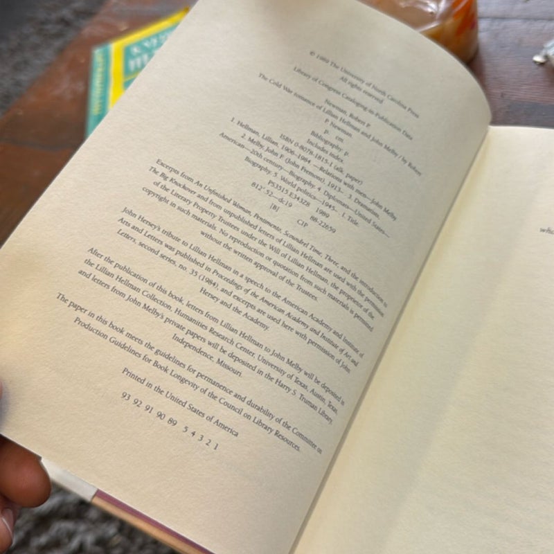 The Cold War Romance of Lillian Hellman and John Melby