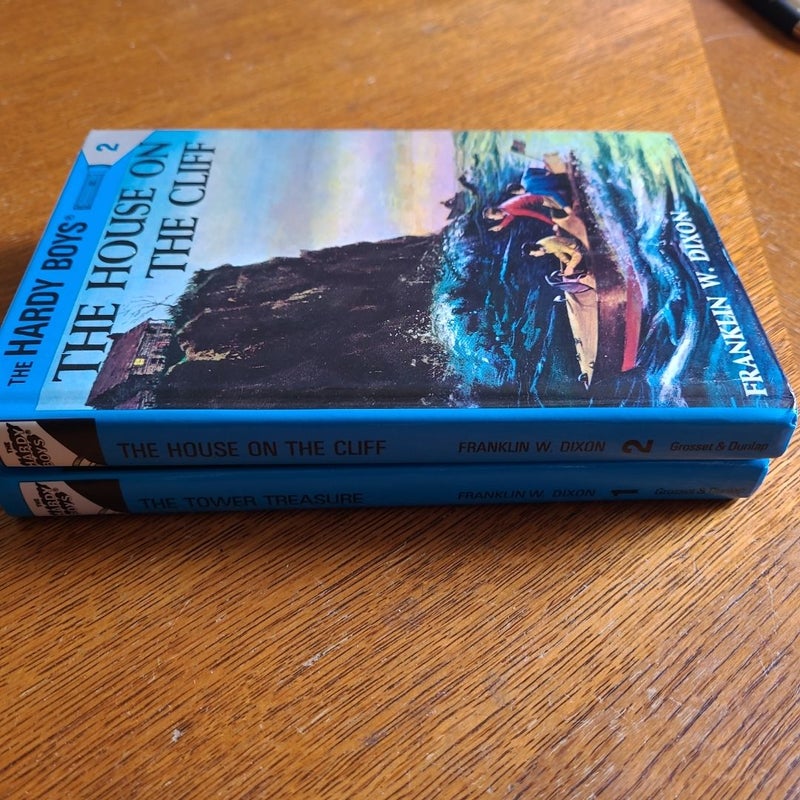 The Hardy Boys books 1 and 2, bundle, lot