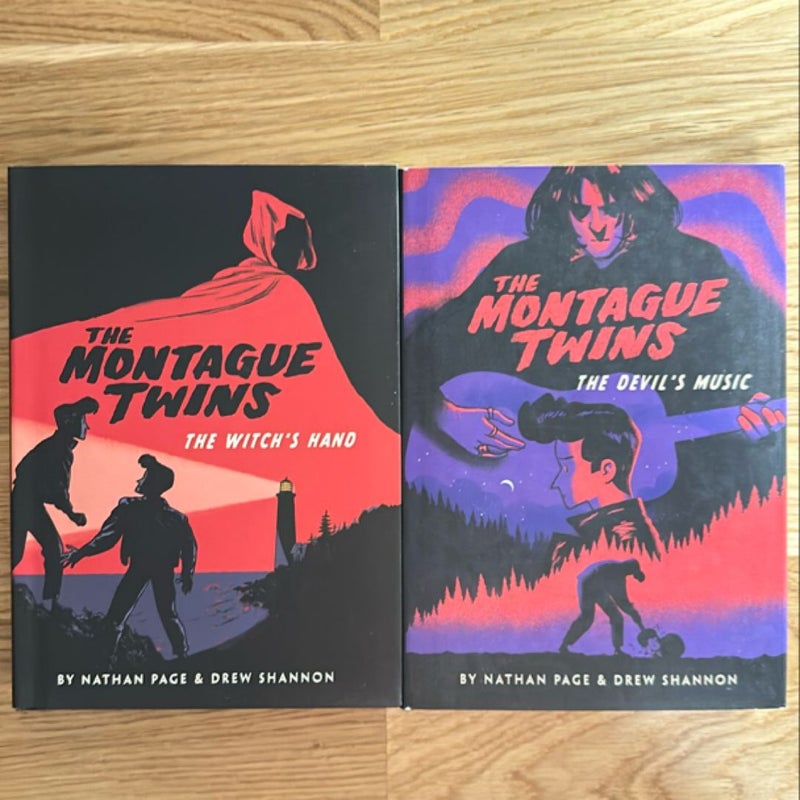 The Montague Twins hardcover set The Witch’s Hand & The Devil’s Music graphic novels