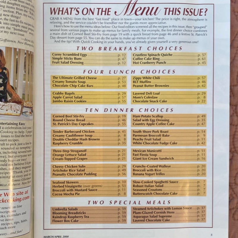 Taste of Home’s Quick Cooking 