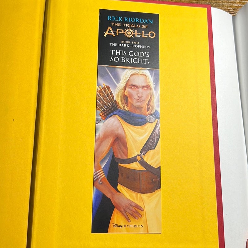 The Trials of Apollo, The Dark Prophecy (Walmart edition w/ bookmark)