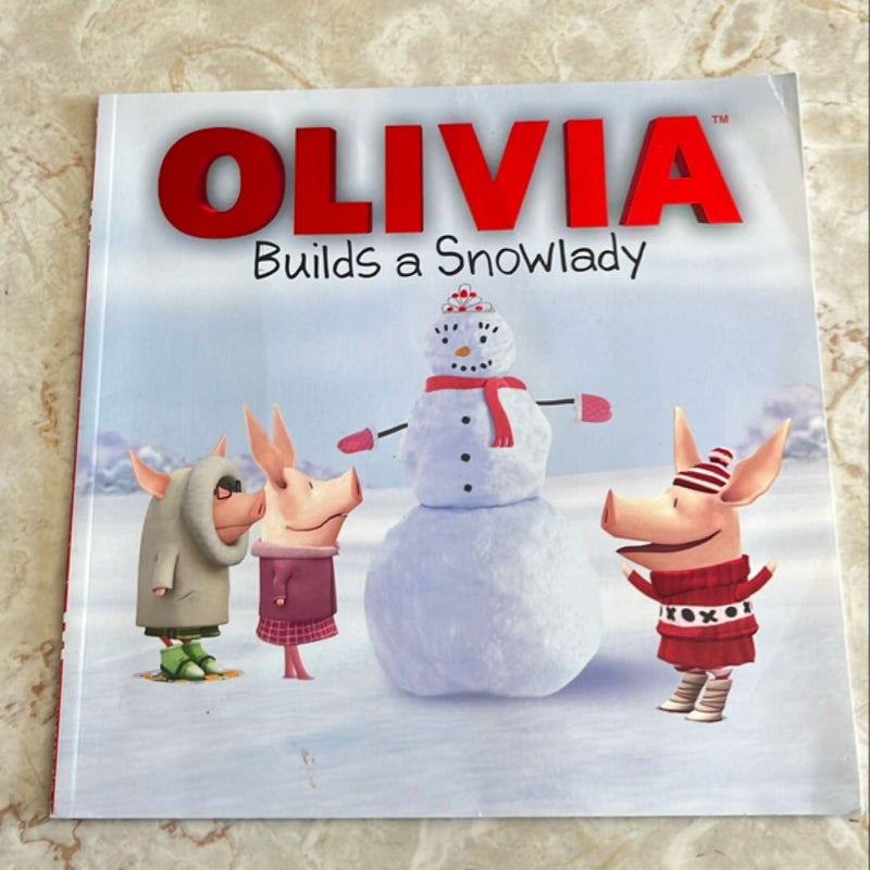 Olivia Builds a Snowlady