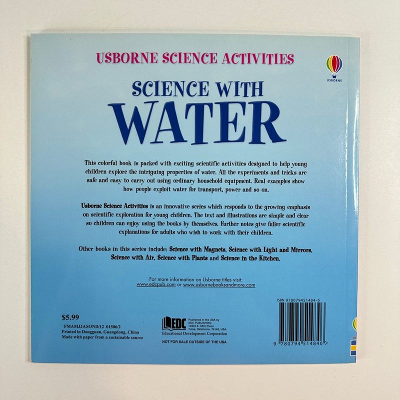 Usborne Science Activities, Science with Water