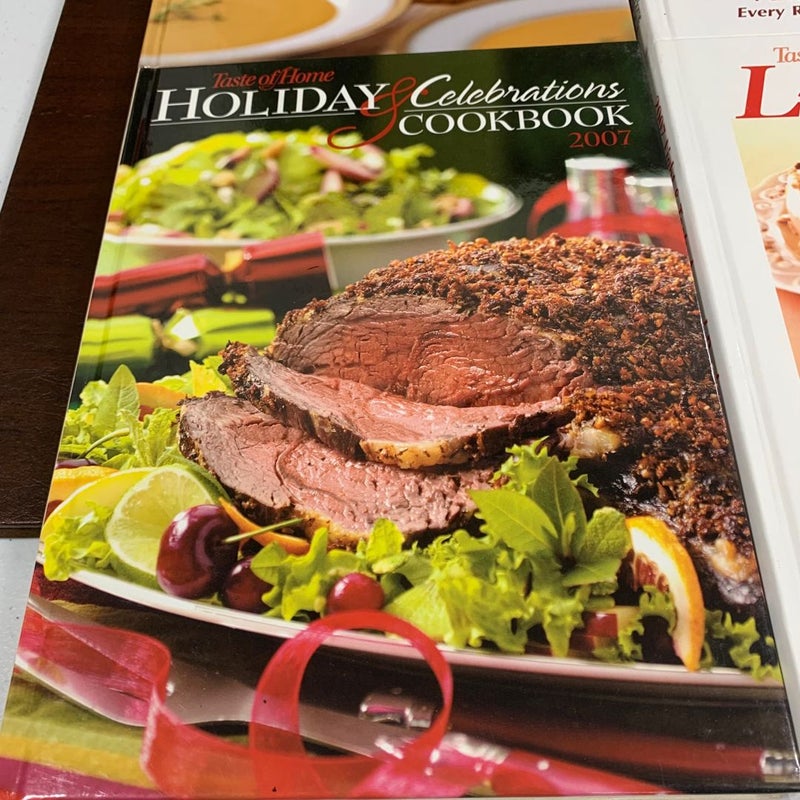 Taste of Home Annual Recipes 2007, 2008 Lot Of  Four Cookbooks Hardback