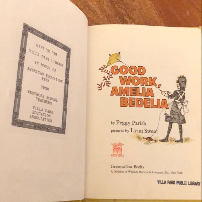 Good Work, Amelia Bedelia